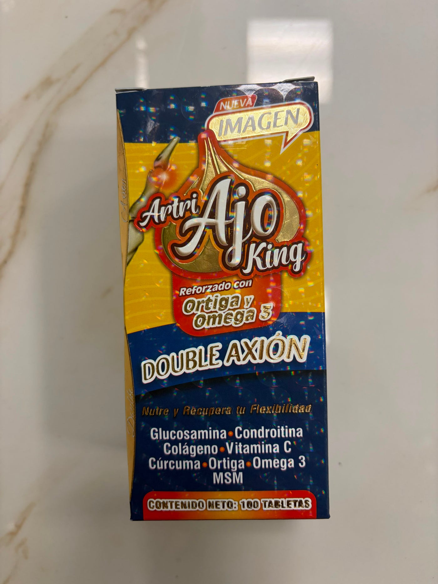 ARTRI AJO KING (reforzado con ortiga y omega 3 ) DOBLE AXION 100 TABLETAS
