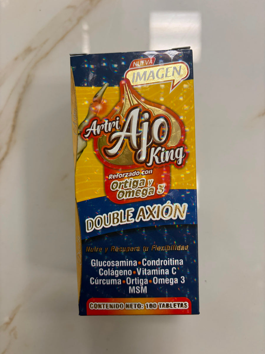 ARTRI AJO KING (reforzado con ortiga y omega 3 ) DOBLE AXION 100 TABLETAS