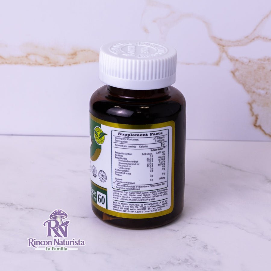 Aceite de Romero – 60 Softgels