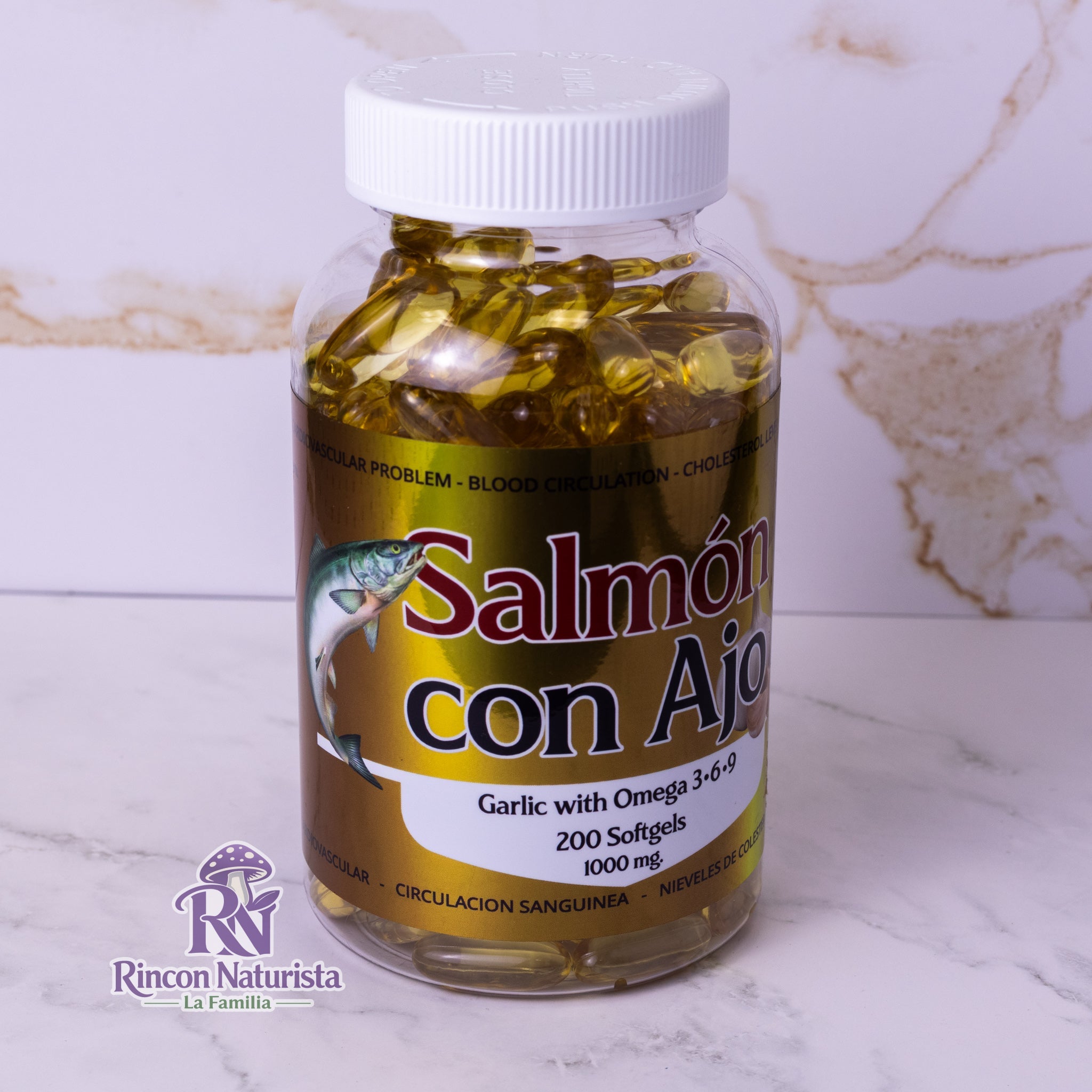 Salmón con Ajo – Suplemento Cardiovascular – El Ricon Naturista La Familia